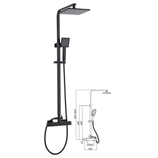 Thermostatic Mixer Shower AB-T2017